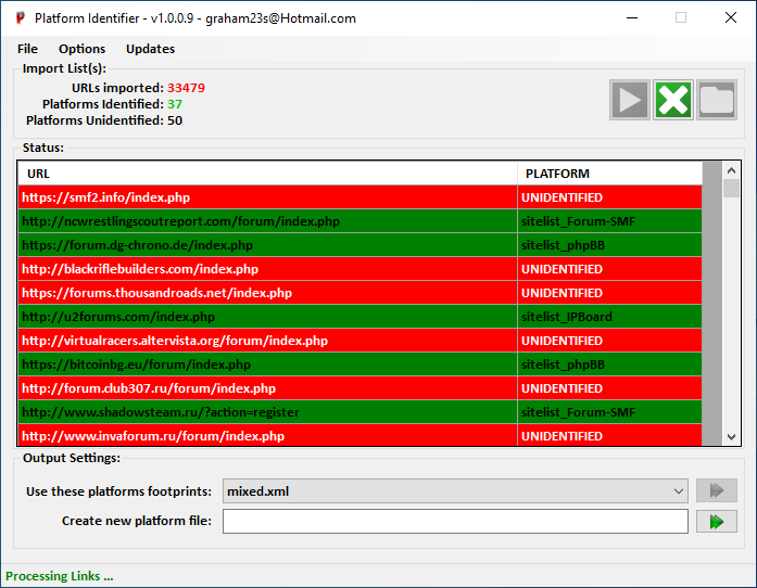 Platform Identifier